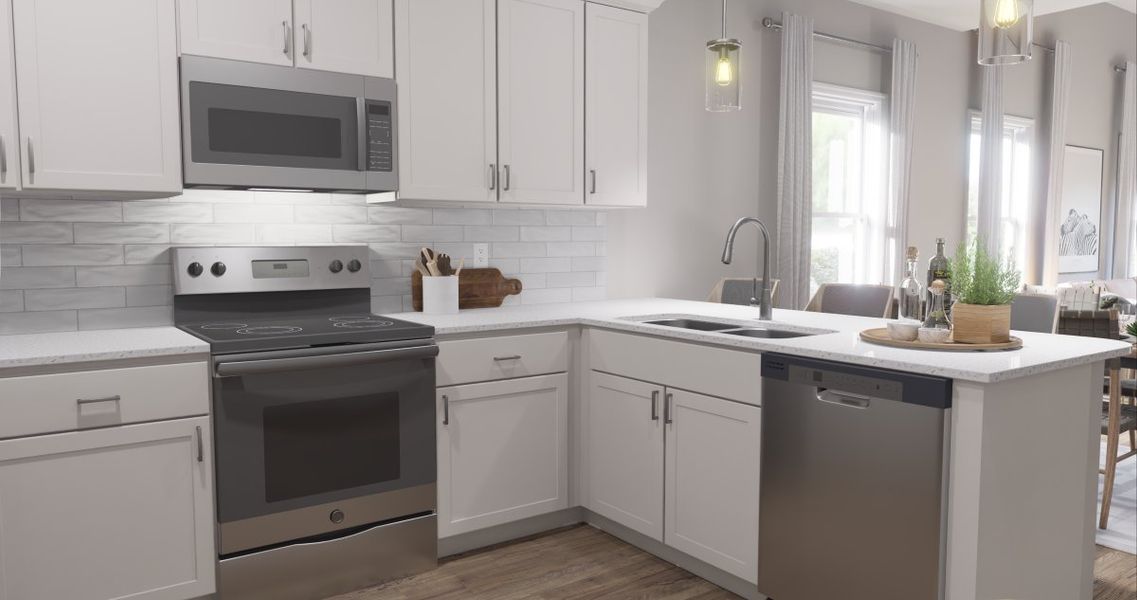 Furnished interior view inside a new home in Oxford Station, Gallatin (Image 5).