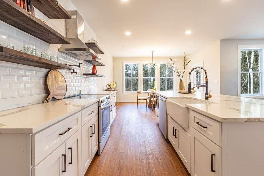 Furnished interior view inside a new home in , Dallas (Image 11).