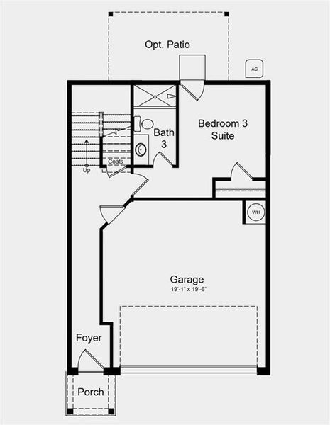 2D floor plan layout of this home in Rosewood Farm, Lawrenceville, GA (Image 1). 2D floor plan layout of this home in Rosewood Farm, Lawrenceville, GA (Image 1).