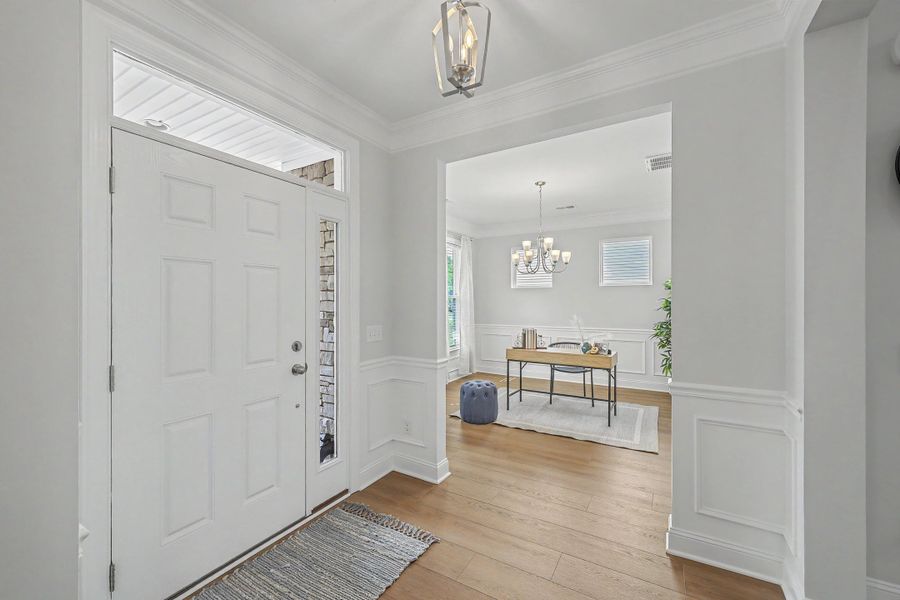 Furnished interior view inside a new home in Parker's Preserve, Ridgeville (Image 15).