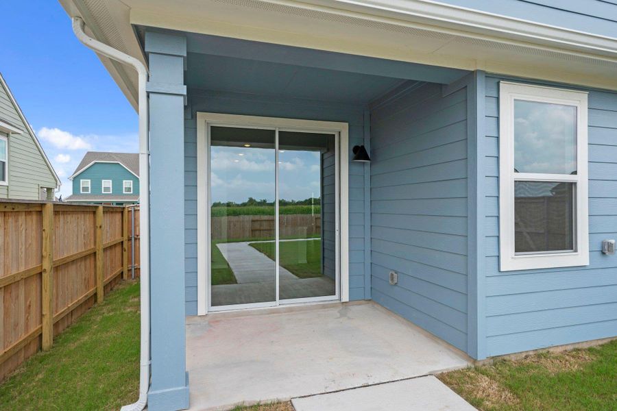 Rear Covered Patio