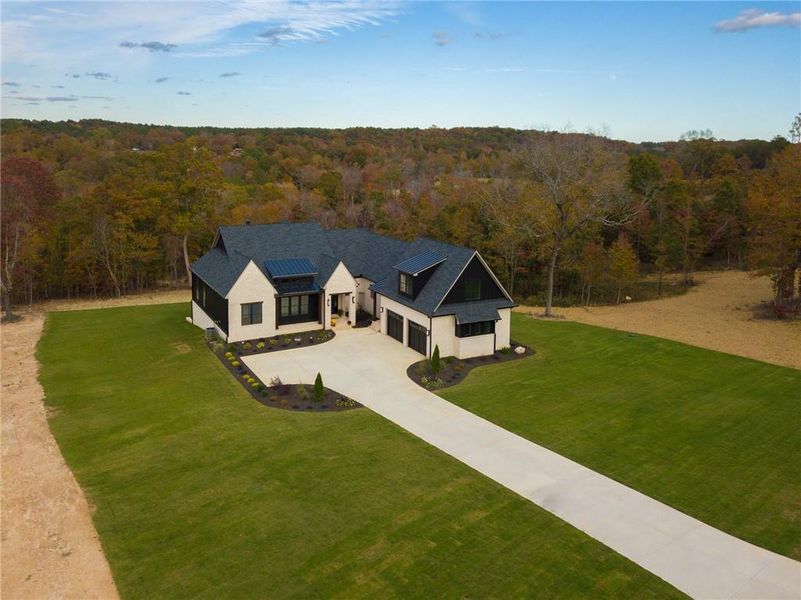 Front exterior of a new home in , Taylorsville, GA, highlighting curb appeal (Image 26).