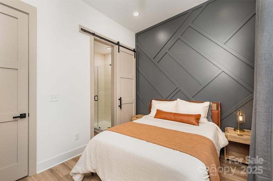 Furnished interior view inside a new home in , Charlotte (Image 13).