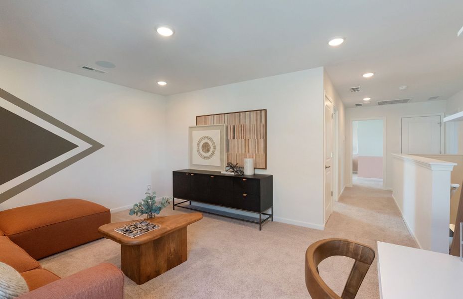 Furnished interior view inside a new home in Highlands of Carter's Station, Columbia (Image 16).