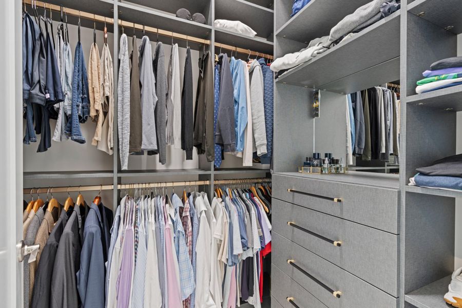 Primary Walk-in Closet Primary Walk-in Closet