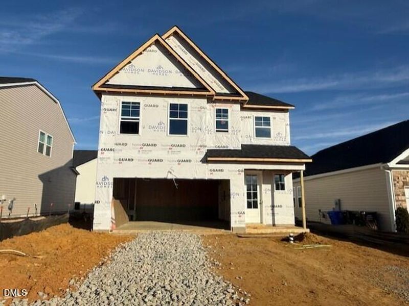 In-progress construction of a new home in Gregory Village, Lillington, NC (Image 26).
