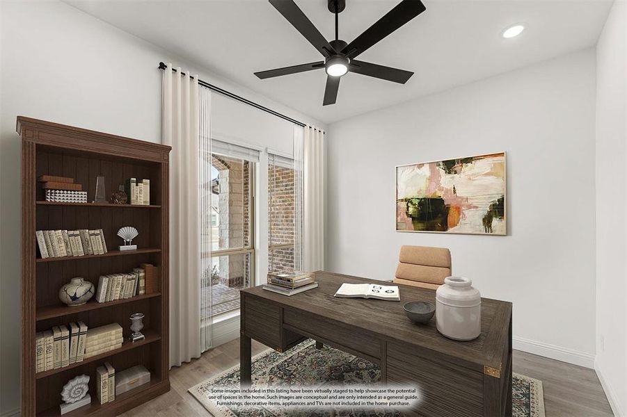 Furnished interior view inside a new home in West Crossing, Anna (Image 15).