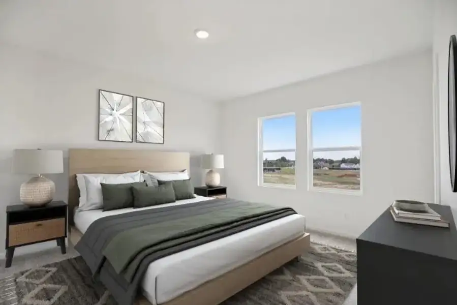 Furnished interior view inside a new home in Crescent Pointe, Carrollton (Image 10).