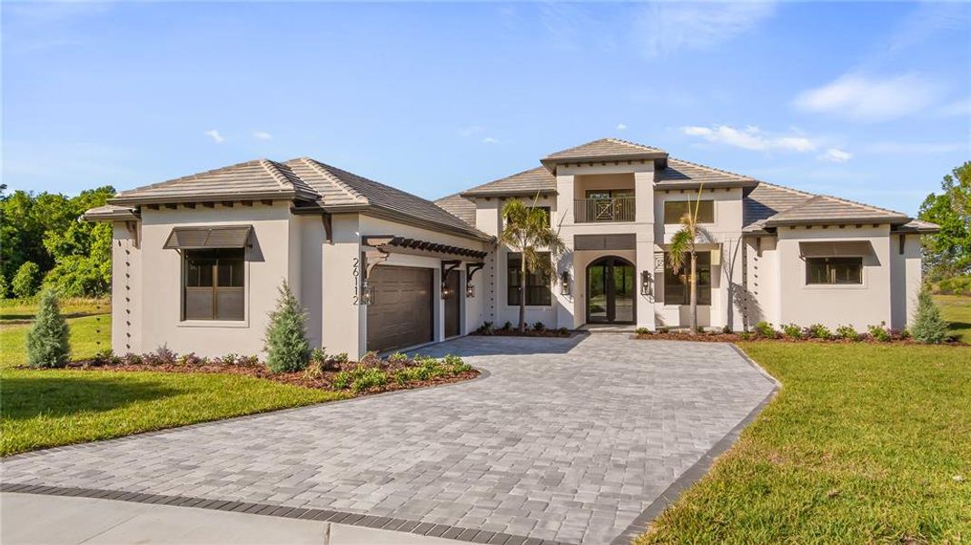 Front exterior of a new home in , Sorrento, FL, highlighting curb appeal (Image 30).