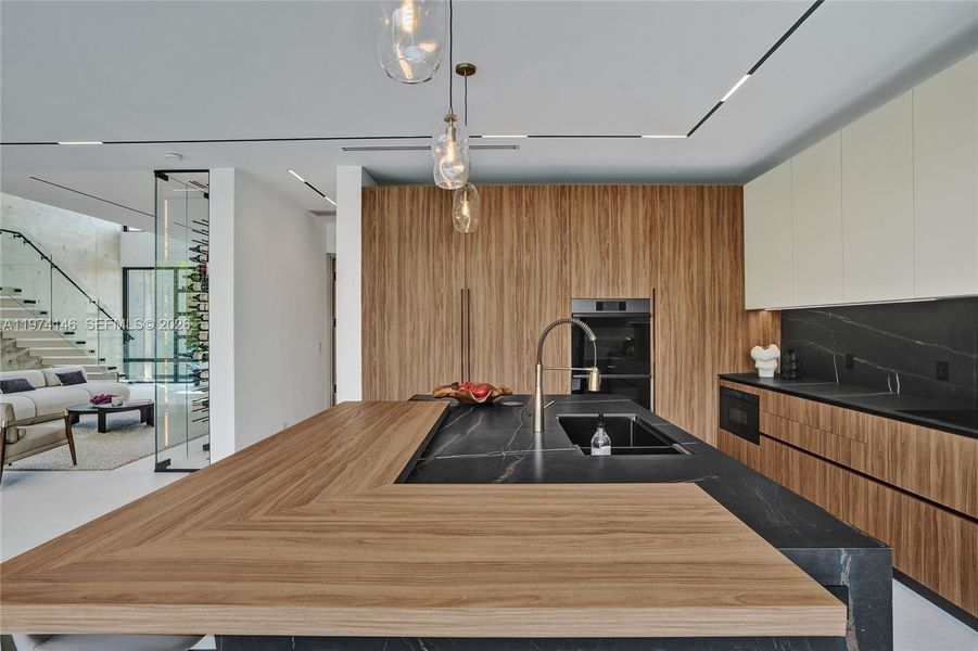 Furnished interior view inside a new home in , Miami Shores (Image 10).