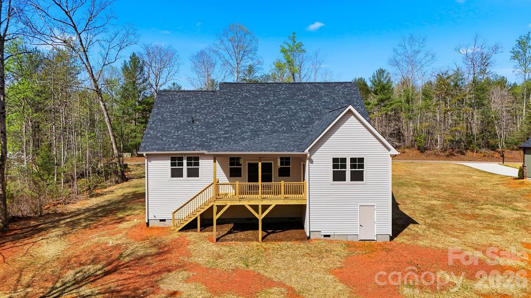 Exterior details and patio area of a home in , Morganton (Image 28).