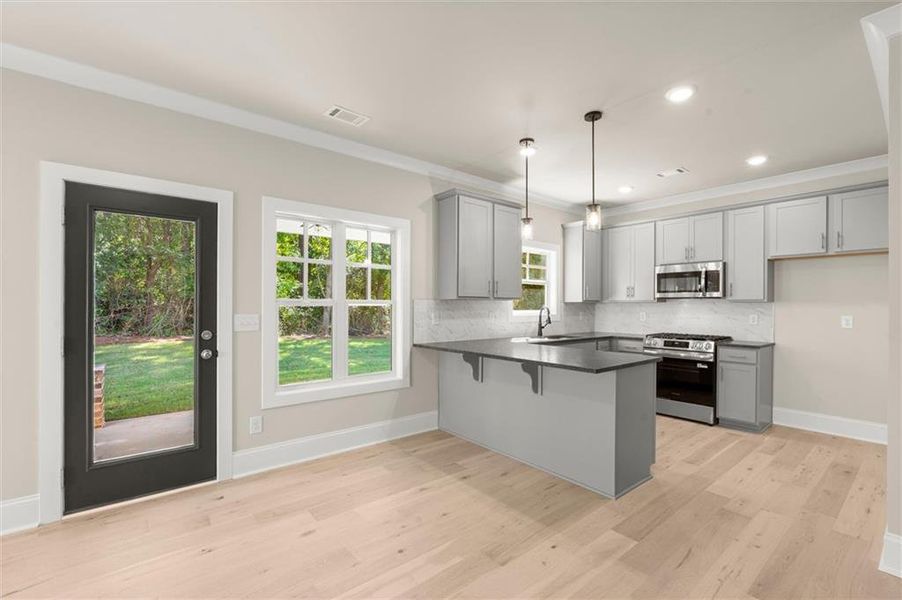 Furnished interior view inside a new home in , Covington (Image 9).