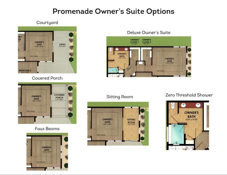 2D floor plan layout for the Promenade by Epcon Communities in Chipeta Hollows, Grand Junction, CO (Image 33).