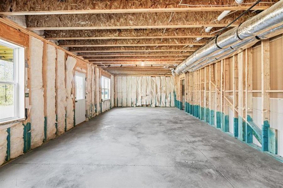 In-progress construction of a new home in Hillshire, Cumming, GA (Image 43).