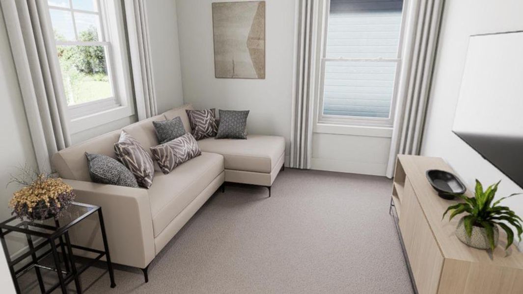 Furnished interior view inside a new home in Wendell Falls, Wendell (Image 10).