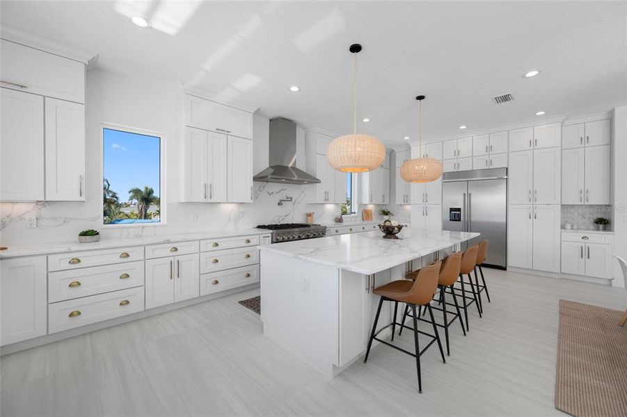 Furnished interior view inside a new home in , Treasure Island (Image 13).