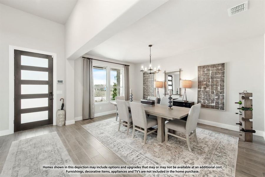 Furnished interior view inside a new home in Liberty, Melissa (Image 13). Furnished interior view inside a new home in Liberty, Melissa (Image 13).