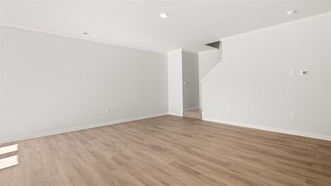 Spacious, unfurnished interior of a new home in Waypoint, Flowery Branch (Image 27).