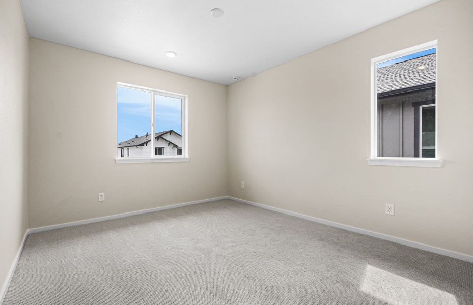 Spacious, unfurnished interior of a new home in Barefoot Village, Firestone (Image 31). Spacious, unfurnished interior of a new home in Barefoot Village, Firestone (Image 31).
