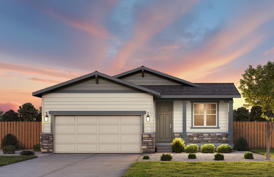 Elevation B | Color Scheme 1