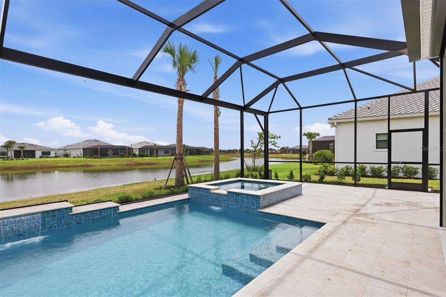 Exterior details and patio area of a home in Del Webb Catalina, Lakewood Ranch (Image 4).