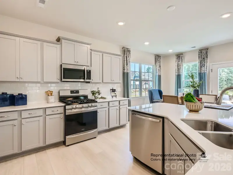 Furnished interior view inside a new home in Redhawk, Belmont (Image 12).