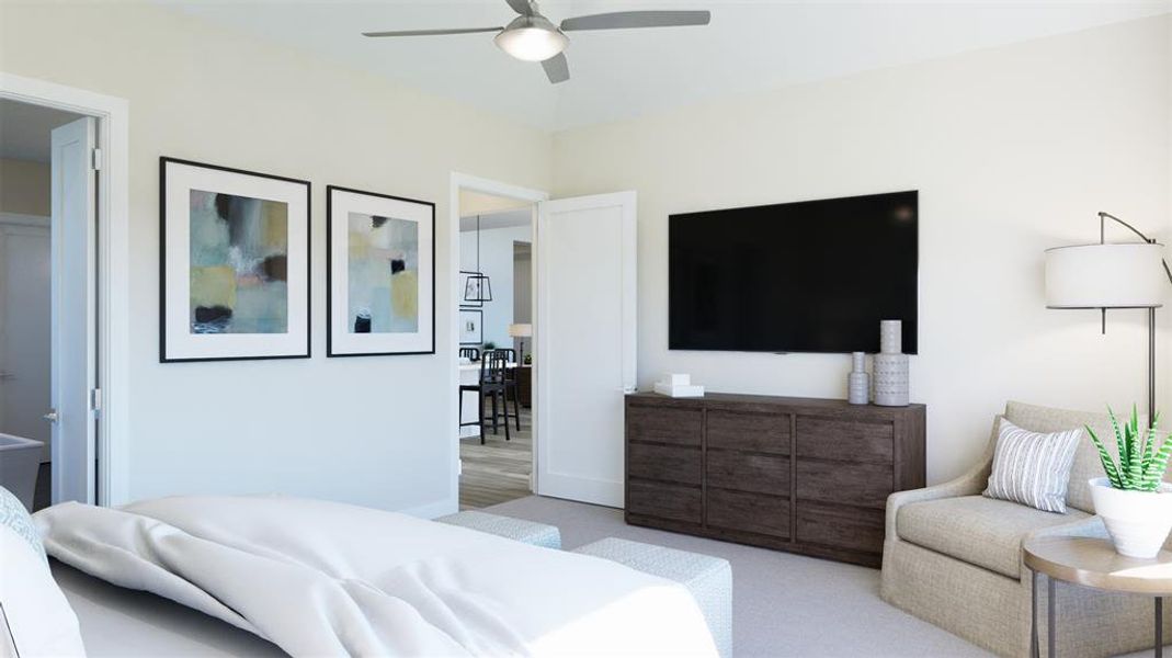 Furnished interior view inside a new home in The Arbors at Lakewood Village, Lakewood Village (Image 12).
