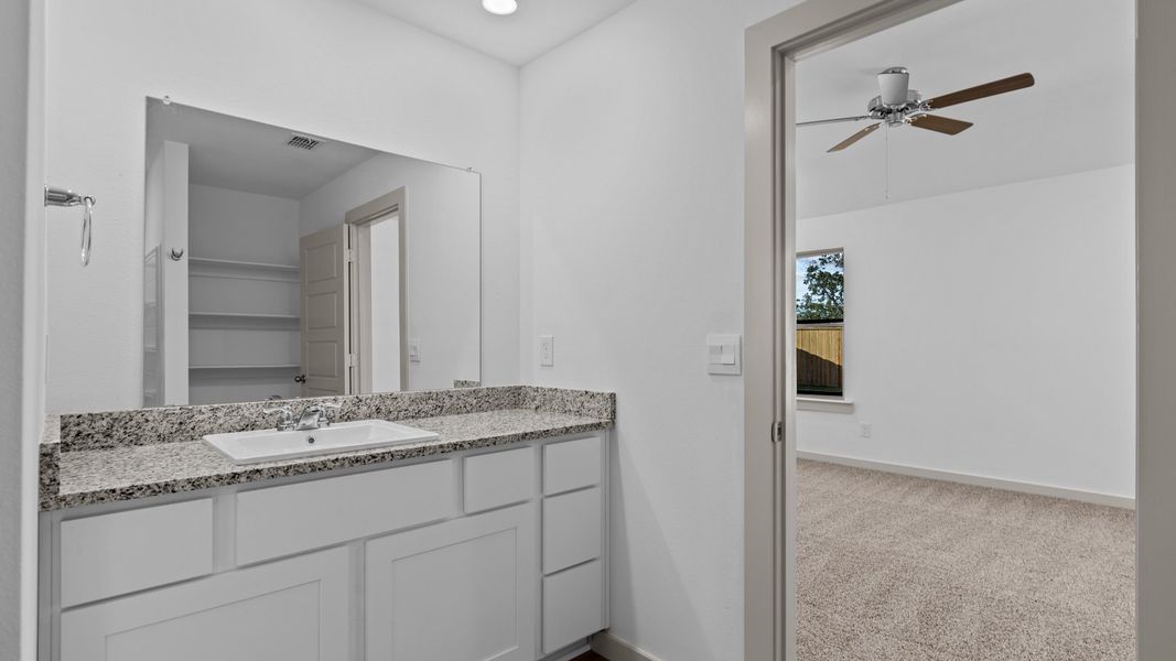 Representative furnished interior of a home built from the The Easton by D.R. Horton in Terra Vista, Lubbock (Image 8).