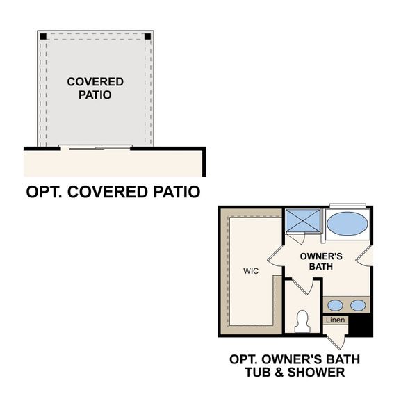 2D floor plan layout for the Reedy by Century Communities in The Oaks, Mount Juliet, TN (Image 5).