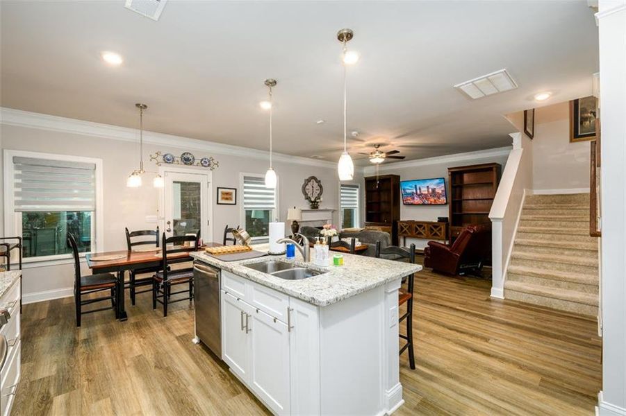 Furnished interior view inside a new home in Holiday Pines, Buford (Image 30).