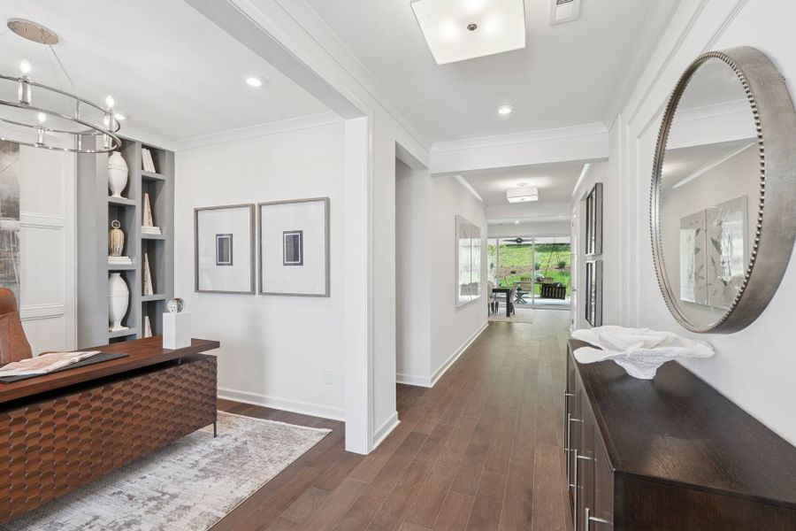 Representative furnished interior of a home built from the Poplar Ridge by Tri Pointe Homes in The Meadows Collection at Serenity, Fuquay Varina (Image 3).