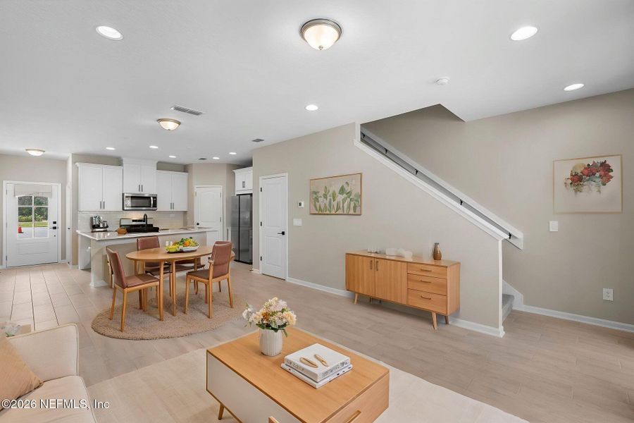 Furnished interior view inside a new home in , St. Augustine (Image 14).