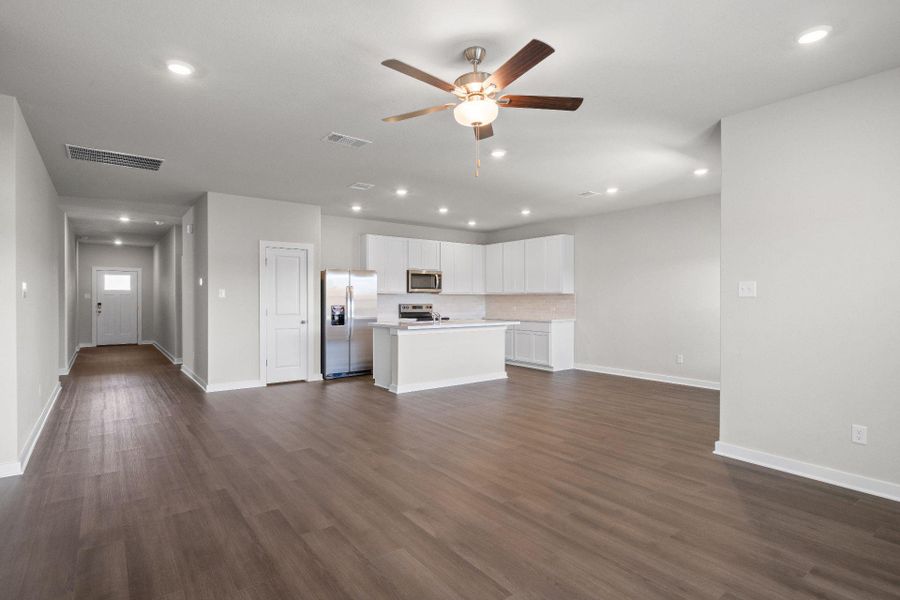 From Family Room to Open Concept Kitchen