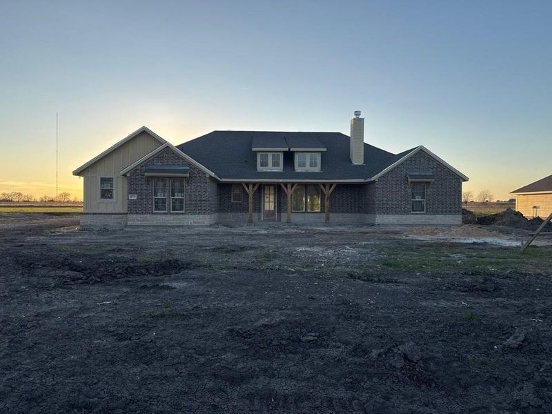 In-progress construction of a new home in Terra Escalante, Blue Ridge, TX (Image 6).