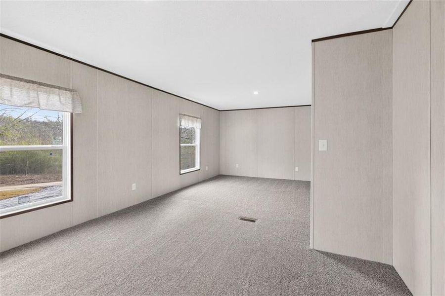 Spacious, unfurnished interior of a new home in , Royston (Image 17).