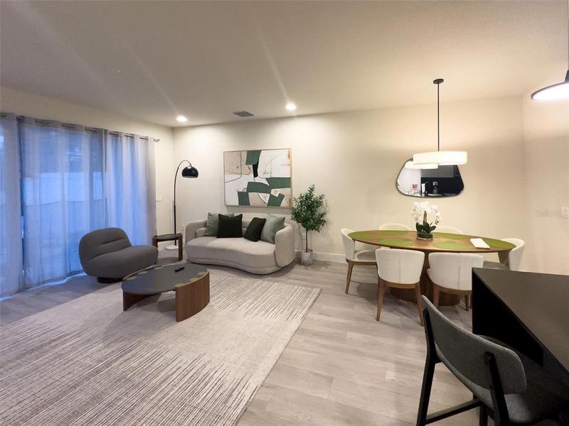 Furnished interior view inside a new home in , Clermont (Image 17).