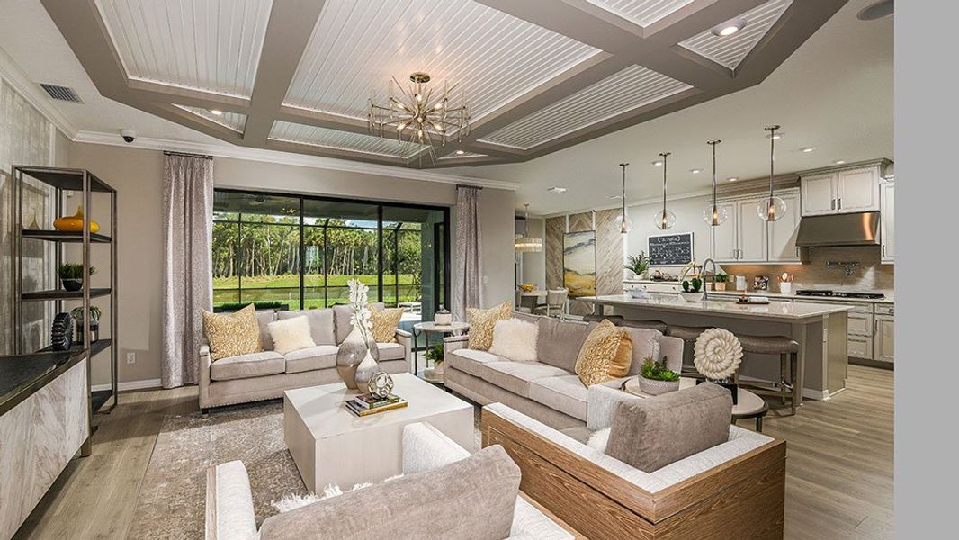 Representative furnished interior of a home built from the Sand Key by Taylor Morrison in Park East at Azario, Lakewood Ranch (Image 57).