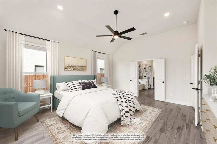 Furnished interior view inside a new home in Sonoma Verde, McLendon-Chisholm (Image 17).