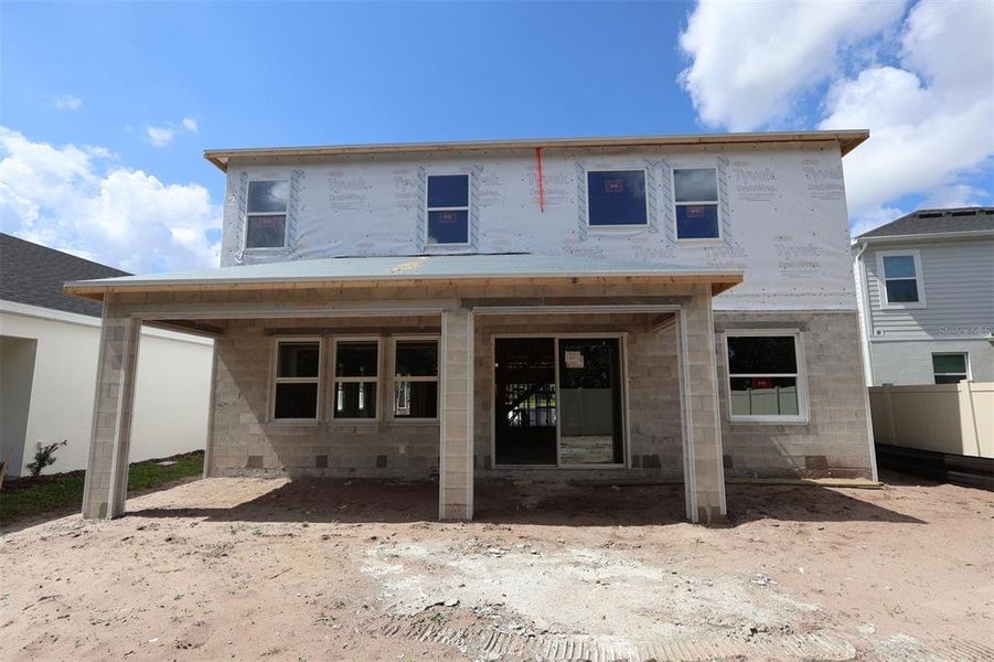 In-progress construction of a new home in Bay Lake Farms, St. Cloud, FL (Image 10).