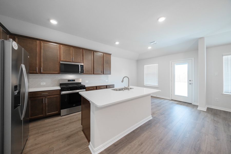Furnished interior view inside a new home in Wildcat Ranch, Crandall (Image 6).