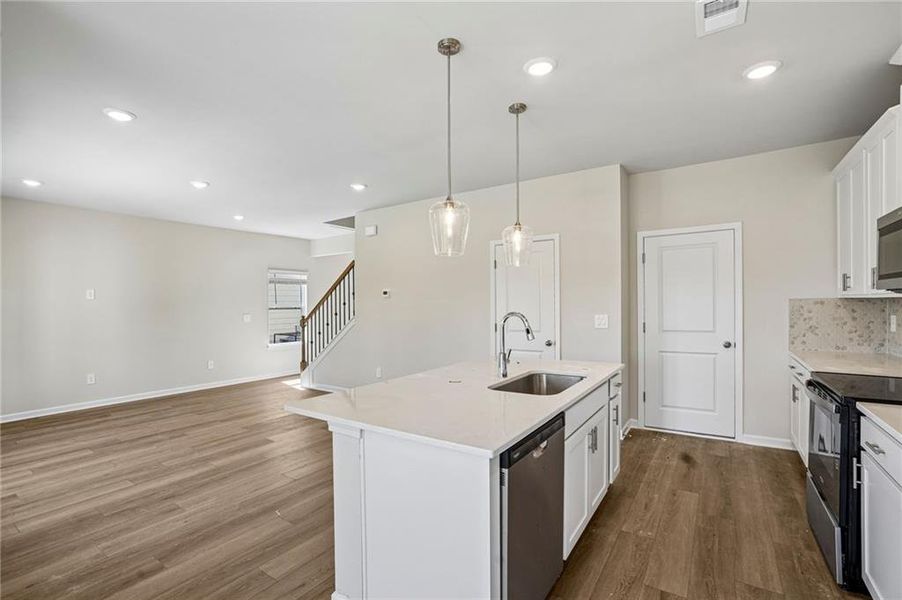 Furnished interior view inside a new home in Hawthorne Station, College Park (Image 7).
