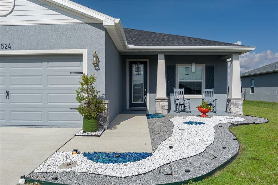 Exterior details and patio area of a home in , Parrish (Image 3). Exterior details and patio area of a home in , Parrish (Image 3).
