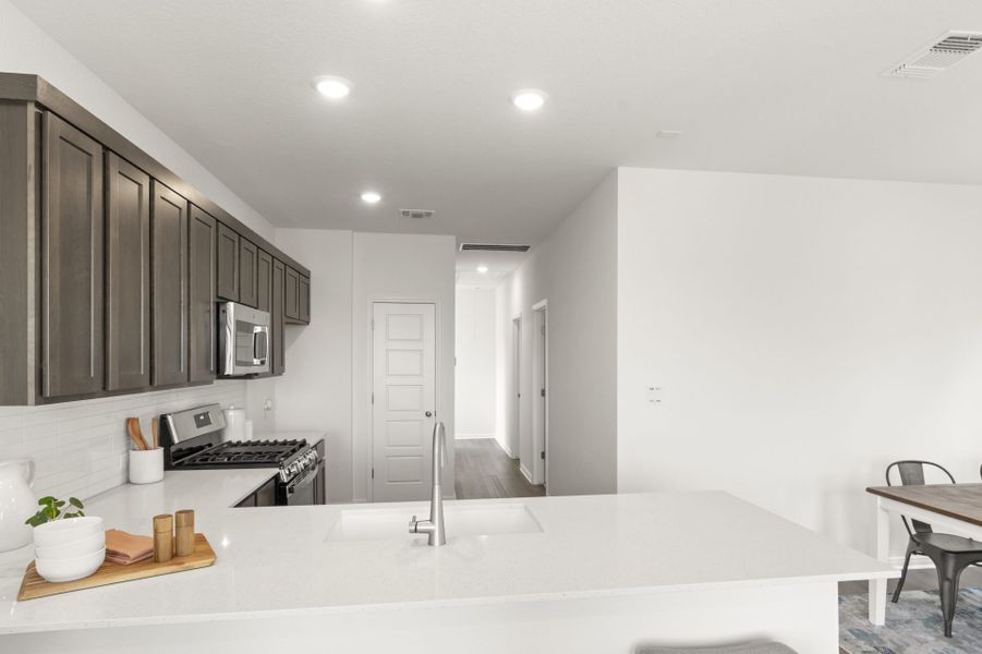 Furnished interior view inside a new home in Trace, San Marcos (Image 12). Furnished interior view inside a new home in Trace, San Marcos (Image 12).