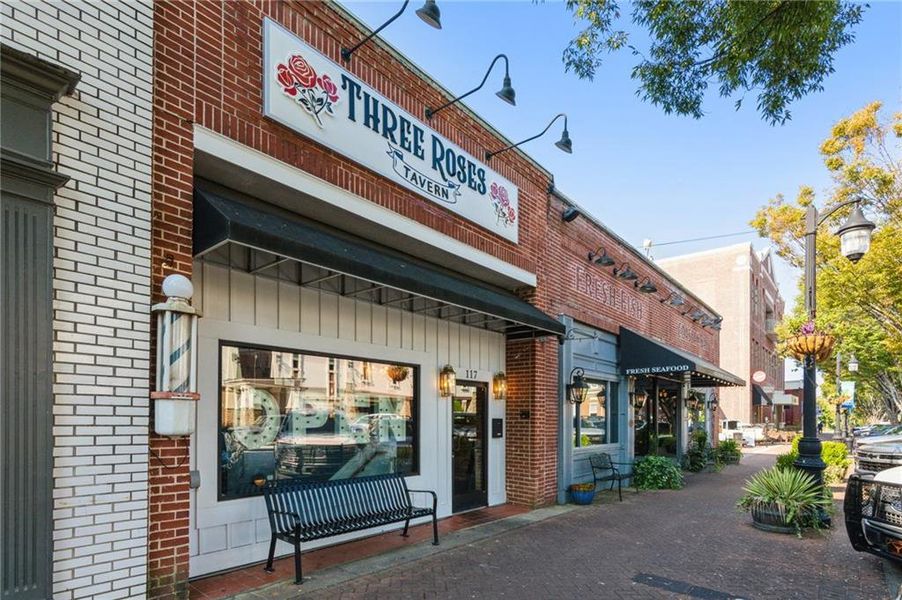 Front exterior of a new home in , Canton, GA, highlighting curb appeal (Image 18).