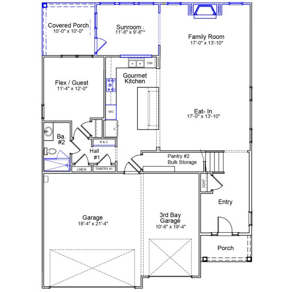 2D floor plan layout of this home in Arcadia, Myrtle Beach, SC (Image 3). 2D floor plan layout of this home in Arcadia, Myrtle Beach, SC (Image 3).