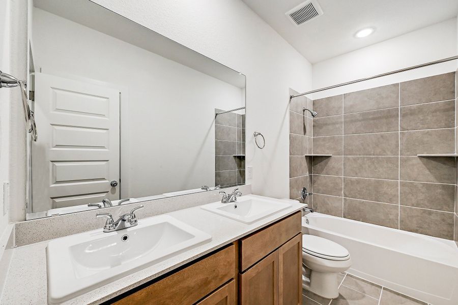 Furnished interior view inside a new home in Prairie Winds, Hutto (Image 13). Furnished interior view inside a new home in Prairie Winds, Hutto (Image 13).