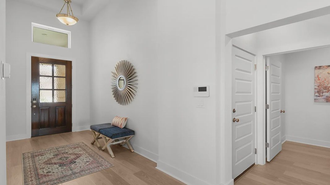 Furnished interior view inside a new home in Santa Rita Ranch, Liberty Hill (Image 5).