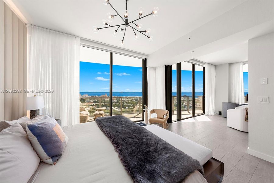 Furnished interior view inside a new home in , Miami Beach (Image 19).