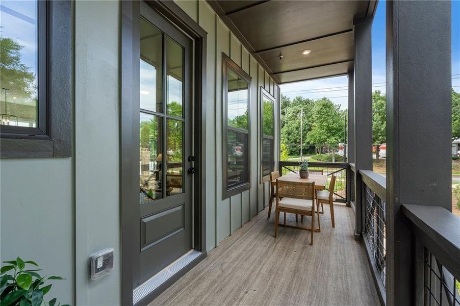 Exterior details and patio area of a home in , Alpharetta (Image 22).
