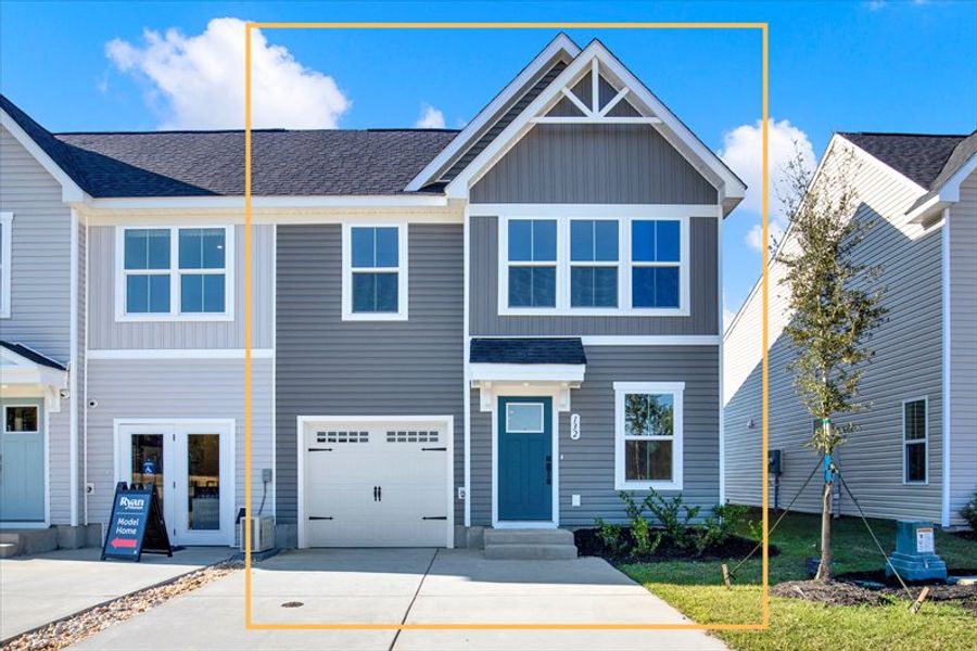 Front exterior of a new home in Cobblestone at East Argent, Hardeeville, SC, highlighting curb appeal (Image 1). Front exterior of a new home in Cobblestone at East Argent, Hardeeville, SC, highlighting curb appeal (Image 1).